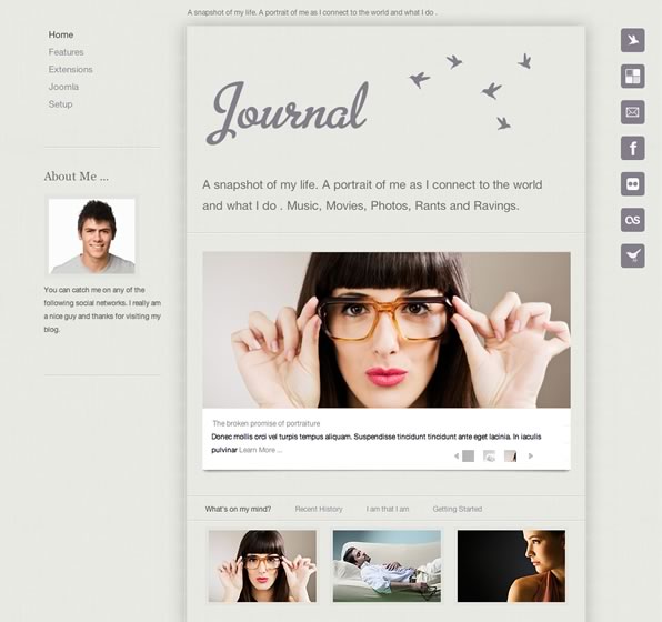 Social Joomla Template | Joomla Blog Template | Joomlabamboo